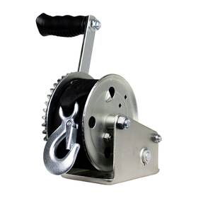 21500-w-1200-8-z-r Powerwinch Utility Series Winch 1 200lb 8 Inch Crank Arm - Zinc 21500-w-1200-8-z