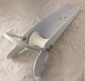 36004 Powerwinch Stainless Steel Powder Coated Boat Bow Roller For Anchors Up To 30# All Types