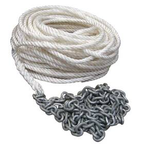 5886986 Powerwinch Closeout - 200ft Of 5/8 Inch Rope 15ft 5/16 Ht Chain