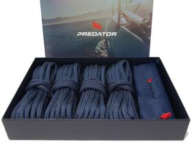 Predator 702868432121 Nz Hiperformance Dock Lines Bag Set 3/8 Inch X 15ft Double Braided Nylon Line