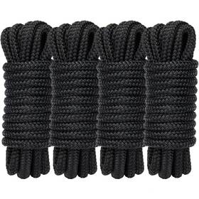 Propeltech 639395296196 4 Pack 3/8 Inch X 15 Boat Dock Lines For And Pontoon Premium Marine- Grade Do