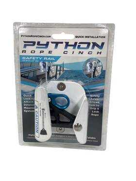 Python 644824703800 Pontoon Boat Fender Hanger - Rope Cinch With Safety Lever Nwt