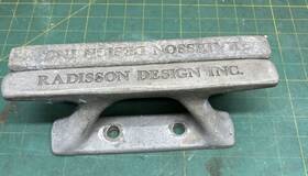 Al500004 Radisson 2 Design Inc. Heavy Duty 10 Inch Cast Aluminum Dock Cleats