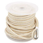Nbjk-0418-wg Real Plus 1/2 In X 150 Feet Double Braid Nylon Anchor Line With Stainless Thimble