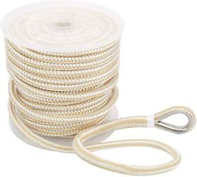 Nbjk-0582-bk Real Plus 1/2inch X 50foot Black Premium Solid Braid Mfp Anchor Line Best Polypropylene