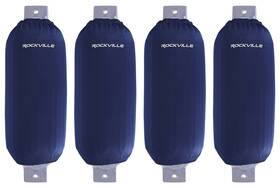 Rockville C1030nb 4 10x30 Inch Navy Blue Fender Cover Boots Uv/abrasion Resistant