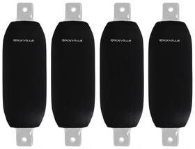 Rockville C6523b 4 6.5 Inch X23 Black Fender Covers Stretchy Uv/abrasion Resistant