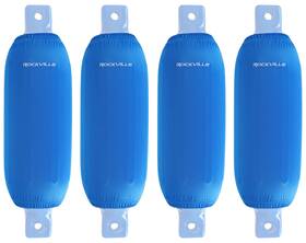 Rockville C6523bl 4 6.5 Inch X23 Blue Fender Covers Stretchy Uv/abrasion Resistant