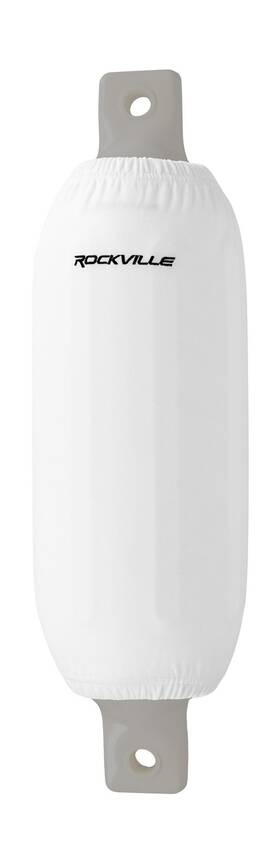 C6523w Rockville 6.5 Inch X23 White Fender Cover Stretchy Uv/abrasion Resistant
