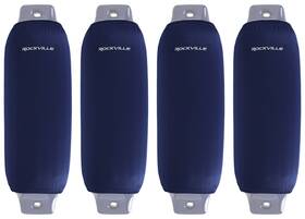 Rockville C8527nb 4 8.5 Inch X27 Navy Blue Fender Covers Uv/abrasion Resistant