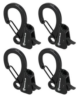 Rqa-4 Rockville 4 Quick Release Boat Fender Clips Easy Height Adjustment