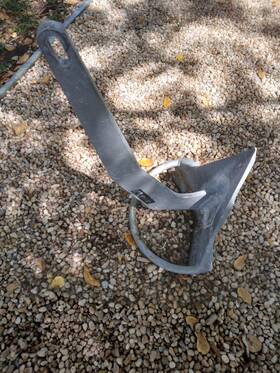 Rocorg020gs Rocna 20 Anchor. 44lb/ Kg. Galvanized Steel. Great Condition. No Salt Water