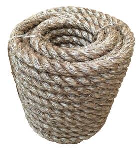Mn1100cl Rushazzled 1 Inch X 100ft Treated Manila Rope Dock Tree Work Boat Farm Nautical Crafts Rodeo