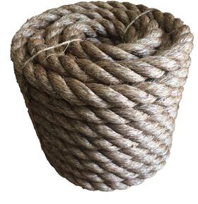 Mn112100cl Rushazzled 1-1/2 Inch X 100ft Treated Manila Rope Dock Tree Work Farm Nautical Crafts Rodeo