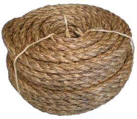 Mn12100cl Rushazzled 1/2 Inch X 100ft Treated Manila Rope Boat Dock Tree Work Farm Nautical Art Craft Hemp