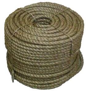 Mn1300cl Rushazzled 1 Inch X 300ft Outdoor Manila Rope Dock Tree Work Hemp Farm Nautical Crafts Rodeo