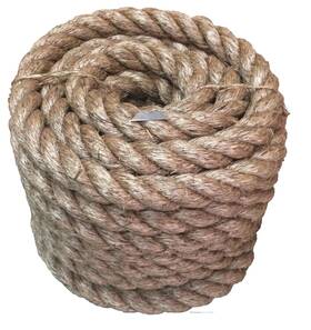 Mn2100cl Rushazzled 2 Inch X 100ft Outdoor Manila Rope Docks Tree Work Dock Farm Nautical Crafts Rodeo
