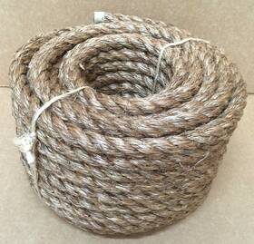 Mn34100cl Rushazzled 3/4 Inch X 100ft Outdoor Manila Rope Dock Tree Work Hemp Farm Nautical Crafts Rodeo