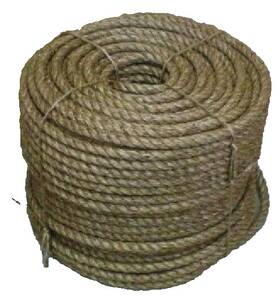 Mn34600cl Rushazzled 3/4 Inch X 600ft Outdoor Manila Rope Docks Tree Work Dock Farm Nautical Crafts Rodeo