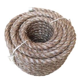 Mn58100cl Rushazzled 5/8 Inch X 100ft Outdoor Manila Rope Dock Tree Work Hemp Farm Nautical Crafts Rodeo