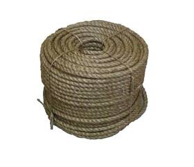 Mn58600cl Rushazzled 5/8 Inch X 600ft Outdoor Manila Rope Dock Tree Work Hemp Farm Nautical Crafts Rodeo