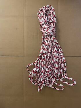 Xls3 Sampson 10mm 435026405030 Samson White Tracer Red 82ft / 3/8 Can Be Used For Main Jib Halyard
