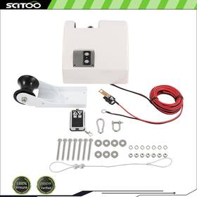 Sc13524701oo Scitoo 25lbs Boat Electric Anchor Winch With Remote Wireless Control White
