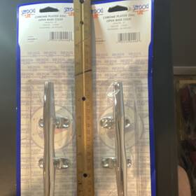 044606-1 Sea-dog Seadog Chrome Plated Zink Cleat Nib 2each Bundle
