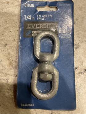 1000-012 Sea-dog Everbilt 1/4-inch Galvanized Eye And Swivel 1000 012 286 850-lbs