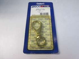 139132-1 Sea-dog Line Brass Swivel Eye Boat Snap Size 2 Length 3-5/8 Inch 3/4