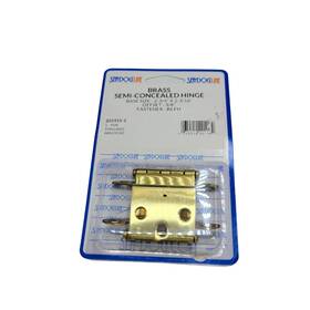 201915-1 Sea-dog New Line Semi-concealed Hinge 3/8 Inch X 2-3/16 Brass -