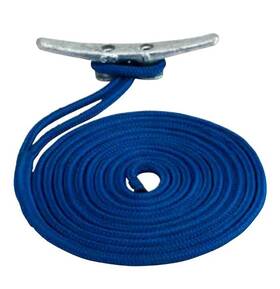 2110010bl1 Sea Dog Double Braided Nylon Dock Line