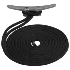 302116015bk-1 Sea-dog Double Braided Nylon Dock Line - 5/8 Inch X 15ft Black