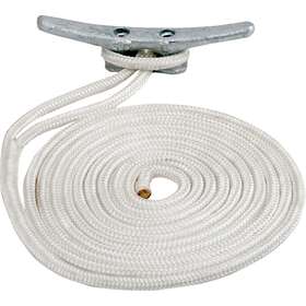 302116050wh-1 Sea-dog Double Braided Nylon Dock Line - 5/8 Inch X 50ft White