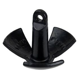 314290 Sea Dog 30 Lb Black Vinyl Coated Iron River Anchor