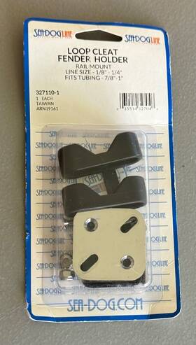 327110-1 Sea-dog New Rail Mount Loop Cleat Fender Holder