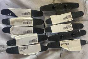 3401733 Sea-dog Set Of 10 Boat Cleats Heavy Duty Black Nylon 4.5 Inch Open Base #3401733