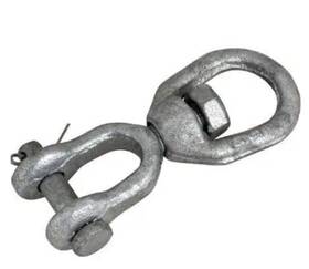 181210-1 Sea Dog Line Boat Marine Galvanized Forged Steel 3/8 Inch Eye And Jaw Swivel
