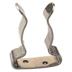 491135-1 Sea Dog Stainless Steel Boat Hook Clips For 3/4inch-1inch D Tubes 2 Pieces