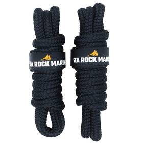 Srm-122.100181.2 Sea Rock Marine Srm-122.100181.2. Double Braid Fender Lines 2 Pack 6 X 3/8 Inch With 5 Eyelet