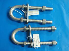 Seachoice 33633 Bow Eye 1/2 Inch X 5.8 Long 304 Stainless Steel 4.03 Thread Stern Pair