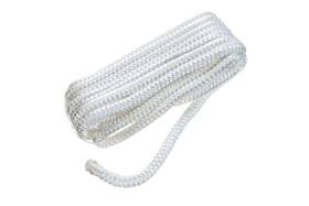 50-40091 Seachoice Double-braid Nylon Dock Line White 3/8 Inch X 15 Ft
