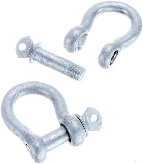 50-43071 Seachoice 3/8 Inch Galvanized Steel Anchor Shackles