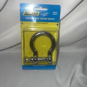 50-43201 Seachoice 1/2 Inch Forged Stainless Steel Anchor Shackle Model 43201