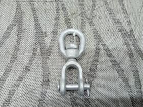 50-43610 Seachoice 5/16 Inch Galvanized Jaw To Eye Swivel For Boats 6 250 Lbs Breaking Strength