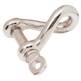 50-44691 Seachoice 1/2 Inch Stainless Steel Twisted Anchor Shackle - 24 700 Lbs Breaking Strength