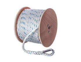 50-47931 Seachoice Boat Anchor Line Rope 3-strand Twisted Nylon 5/8 Inch X 250 Ft