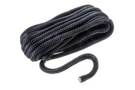 Seachoice 719249403212 Double-braid Nylon Dock Line 3/8 Inch X 25ft 40321 Black