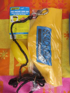 Seachoice 719249411712 Canoe Kayak And Pwc Sand Bag Anchor Easy Stowage