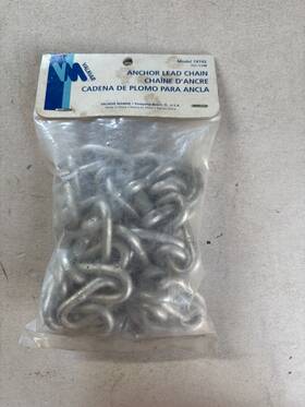 74742 Seachoice Anchor Lead Chain With Shackles 1/4 Inch X 4ft Galvanized